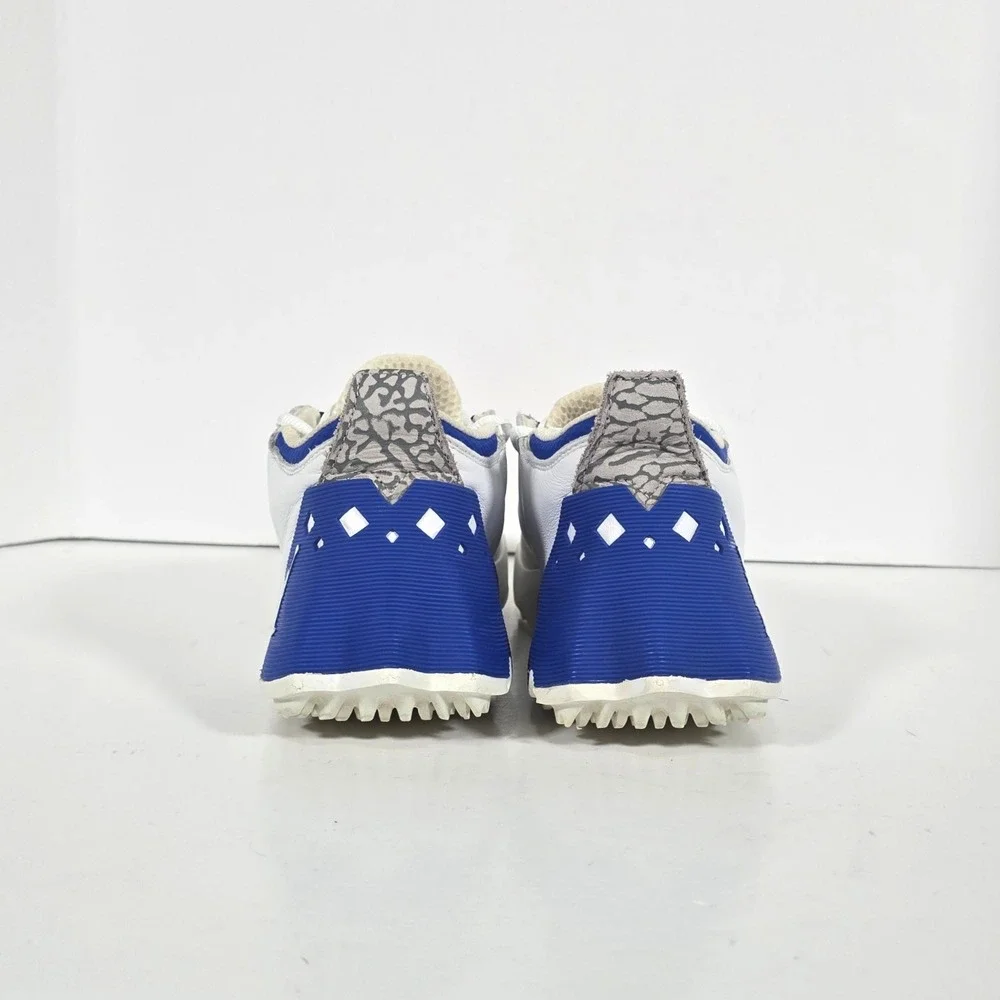 Jordan ADG 2 Golf Shoes Mens 7 White Royal Blue Elephant Print CT0531-101
